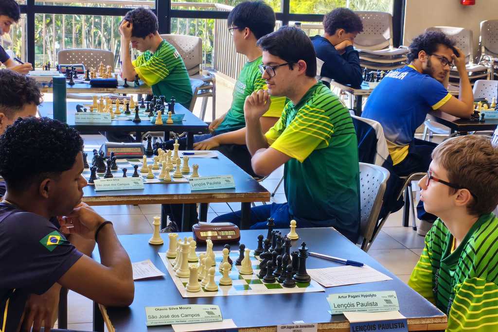 Xadrez de Lençóis Paulista conquista excelentes resultados na 3ª rodada dos Jogo...
