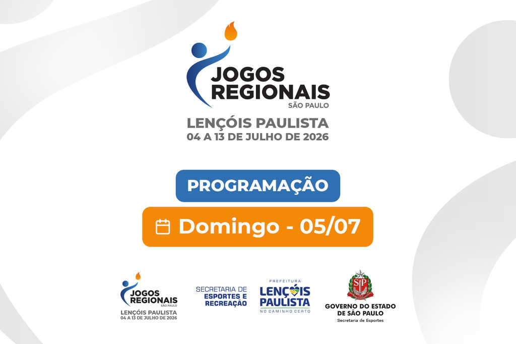Lençóis Paulista estreia nas disputas dos Jogos Regionais neste domingo