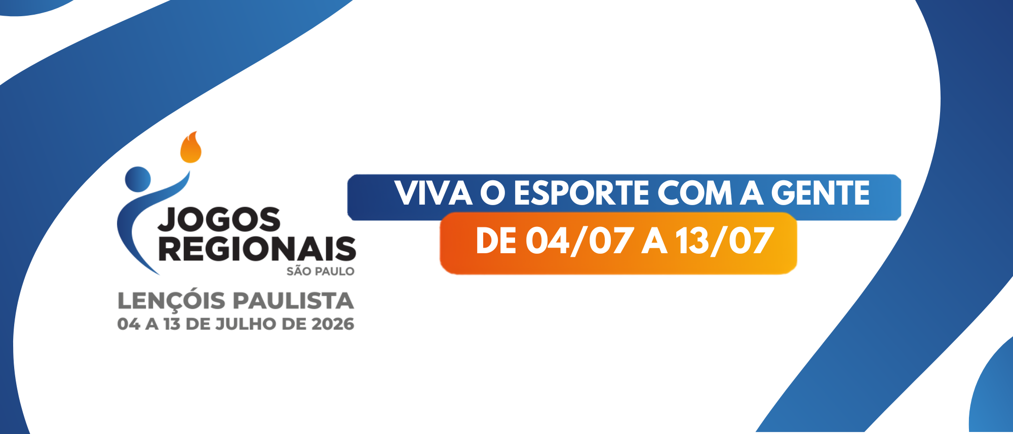 Jogos Regionais - Edi&ccedil;&atilde;o 2026 - Len&ccedil;&oacute;is Paulista
