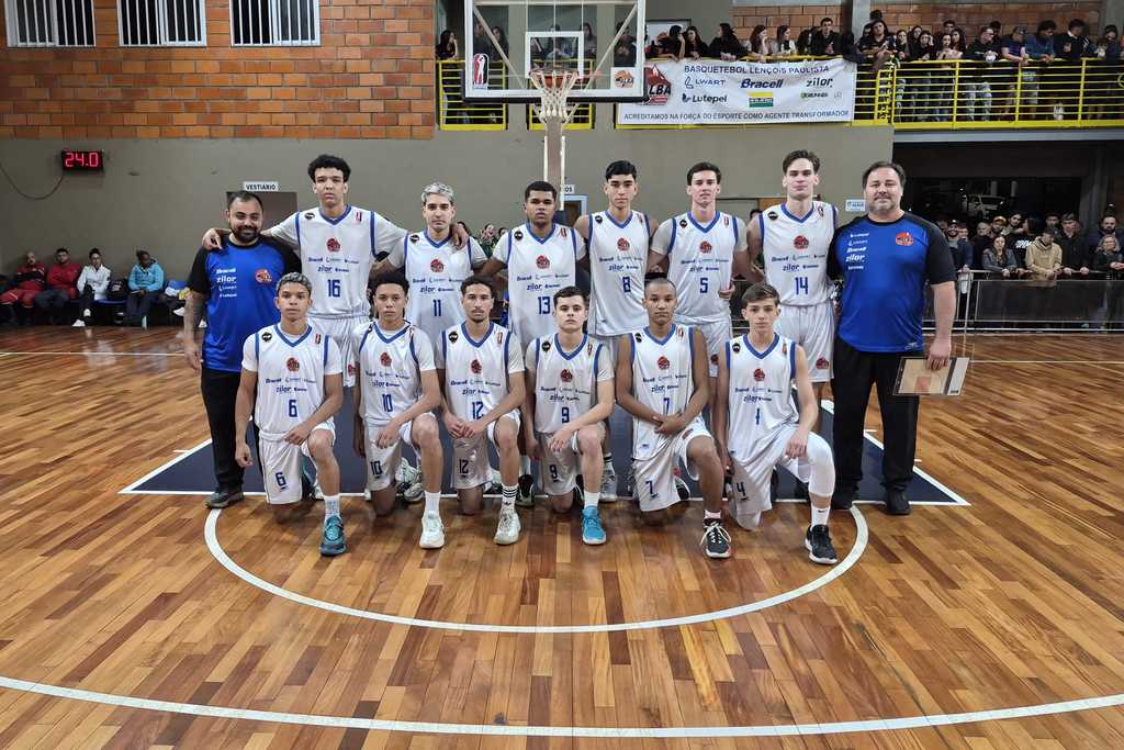 Basquete masculino de Lençóis Paulista vence Piracicaba com apoio da torcida