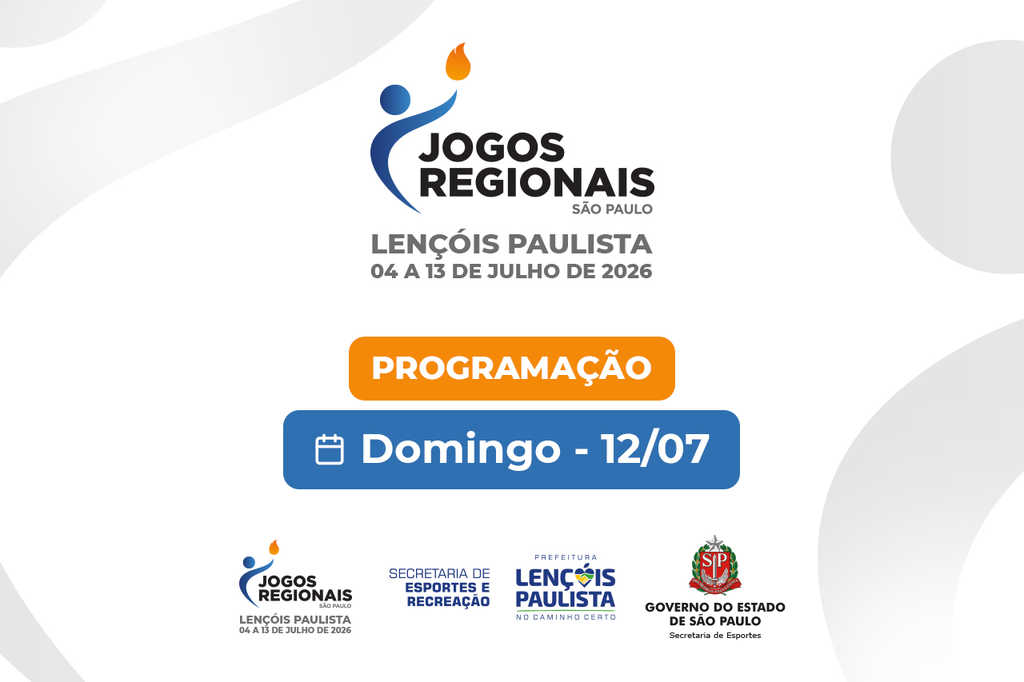 Lençóis Paulista terá domingo decisivo nos 68º Jogos Regionais