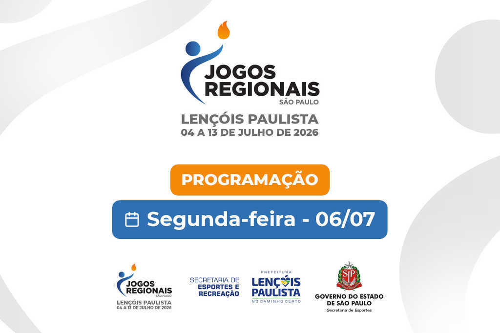 Lençóis Paulista disputa oito modalidades nesta segunda-feira nos Jogos Regionai...