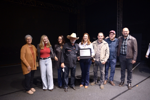 Otacílio Orsi, Tatá, é homenageado pela Prefeitura Municipal