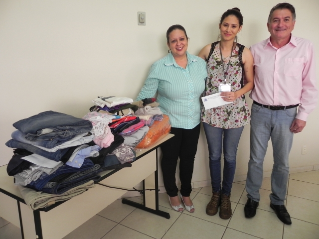 a presidente do fundo, Cíntia Duarte, Mônica da Duratex e o diretor Ney