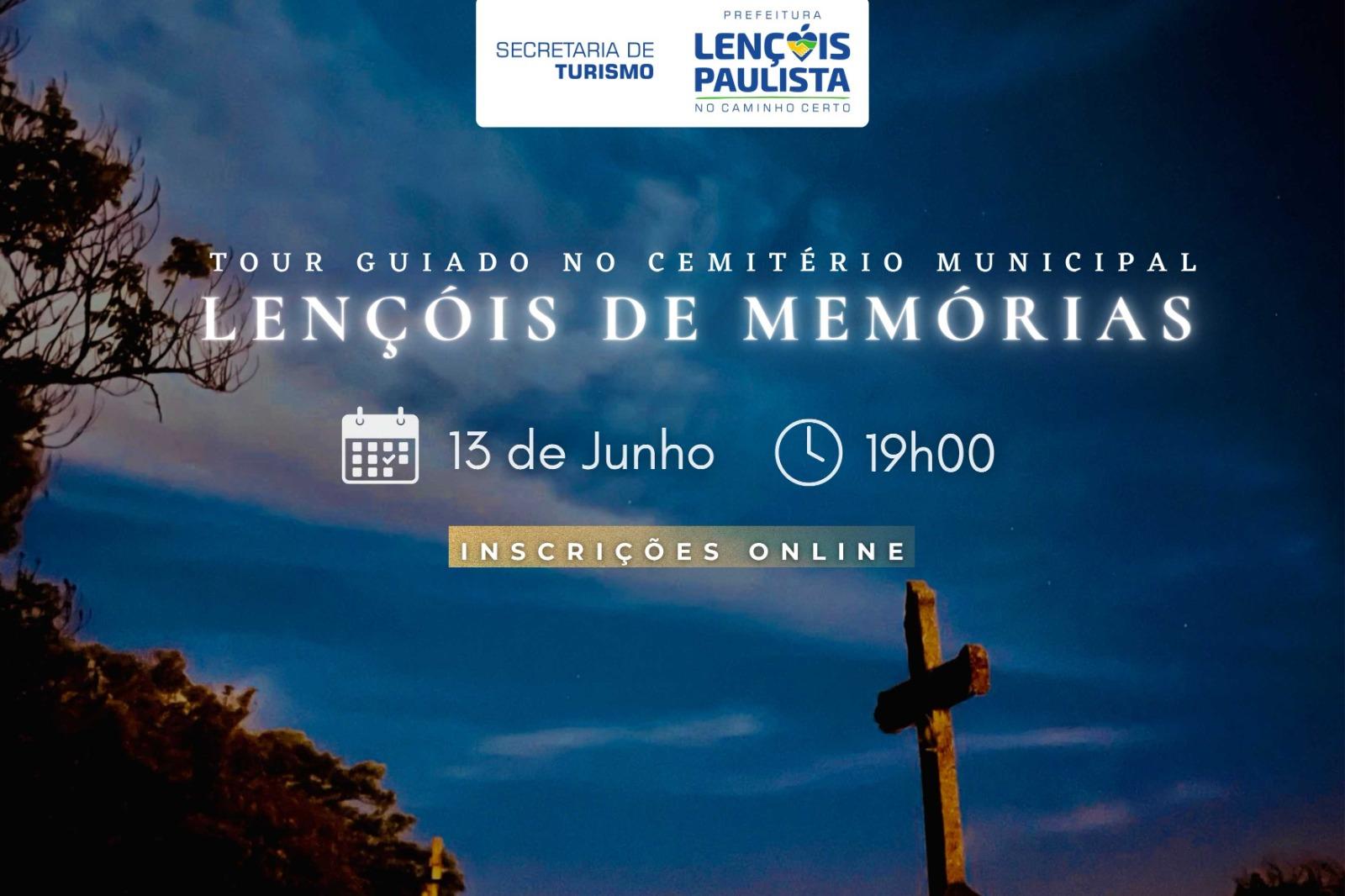 Tour guiado pelo Cemitério retorna neste mês em Lençóis Paulista