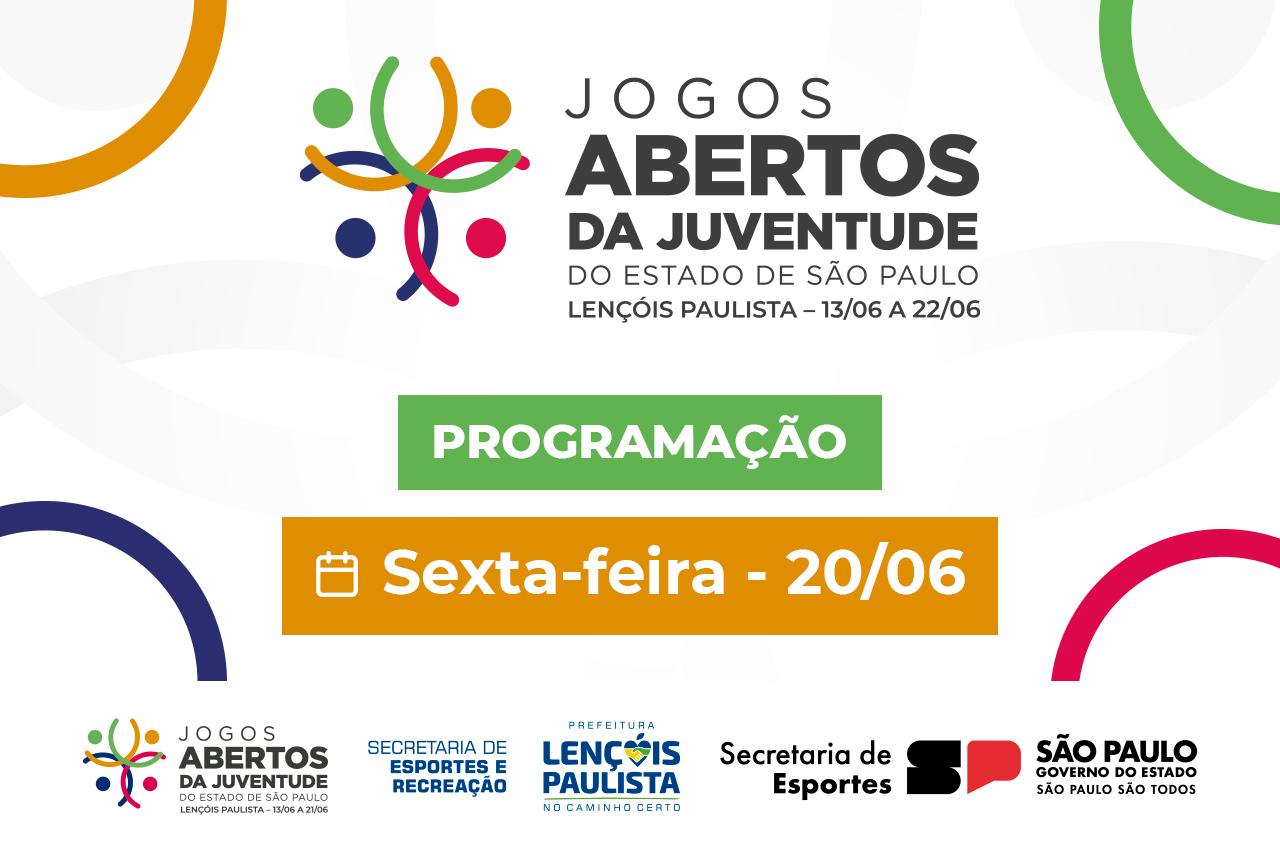 Lençóis Paulista disputa jogos decisivos nesta sexta-feira pelos Jogos Abertos da Juventude