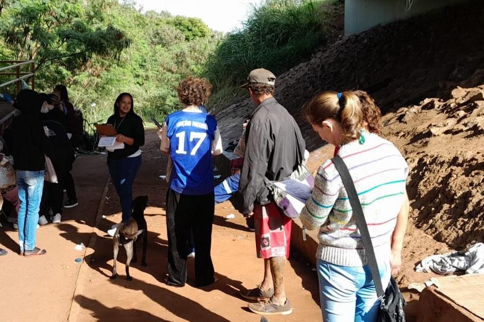 Saúde e Assistência Social atendem população em situação de rua