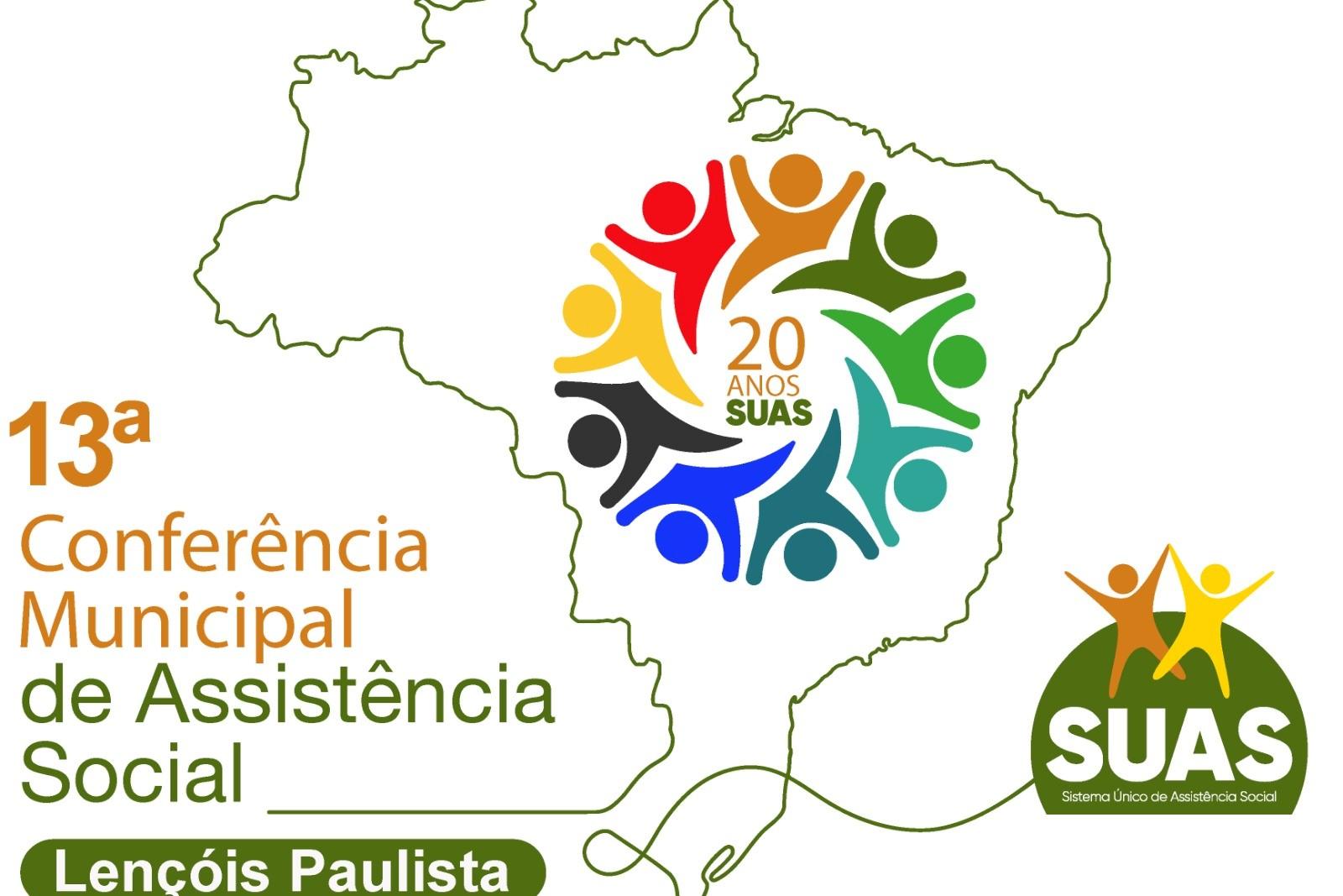 A realização da Conferência é da Prefeitura de Lençóis Paulista, por meio da Secretaria de Assistência Social, e do Conselho Municipal de Assistência Social