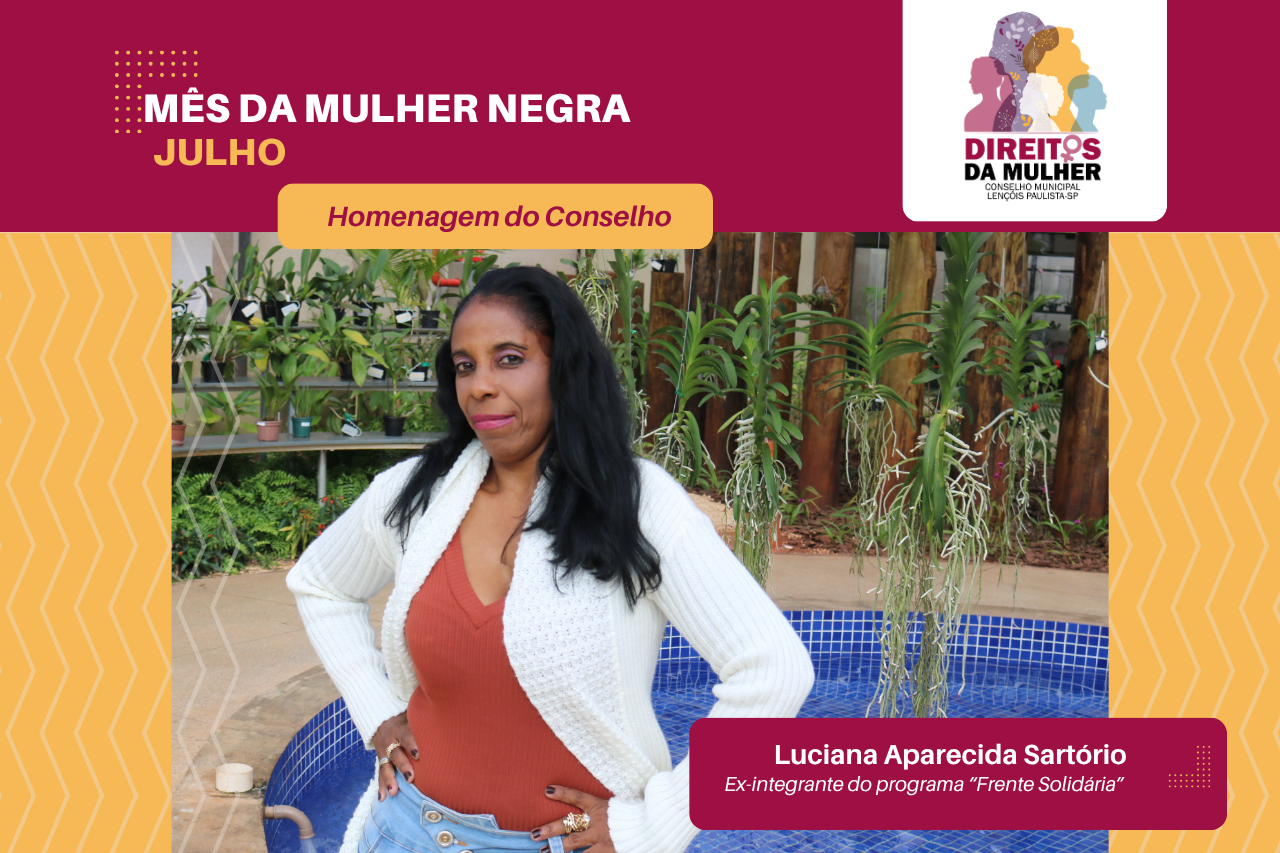 Luciana muito jovem enfrentou o preconceito e a violência de gênero