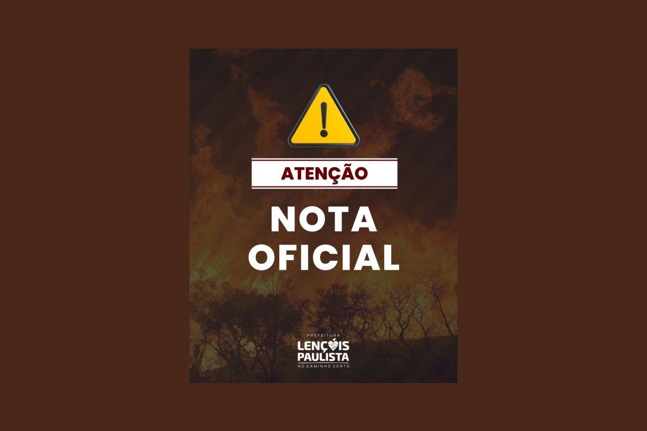 NOTA OFICIAL