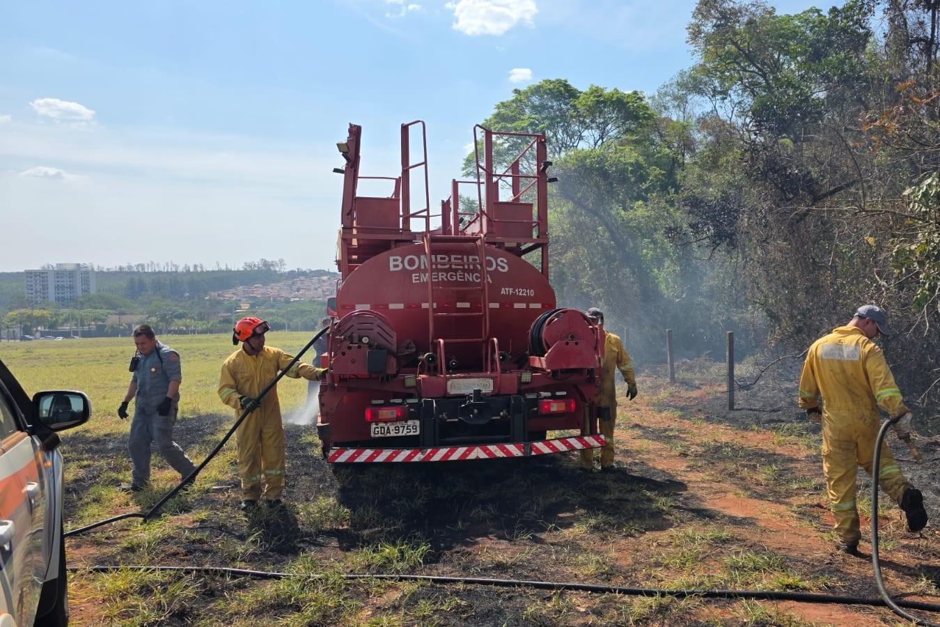 Princípio de incêndio é controlado e autores detidos pela GCM