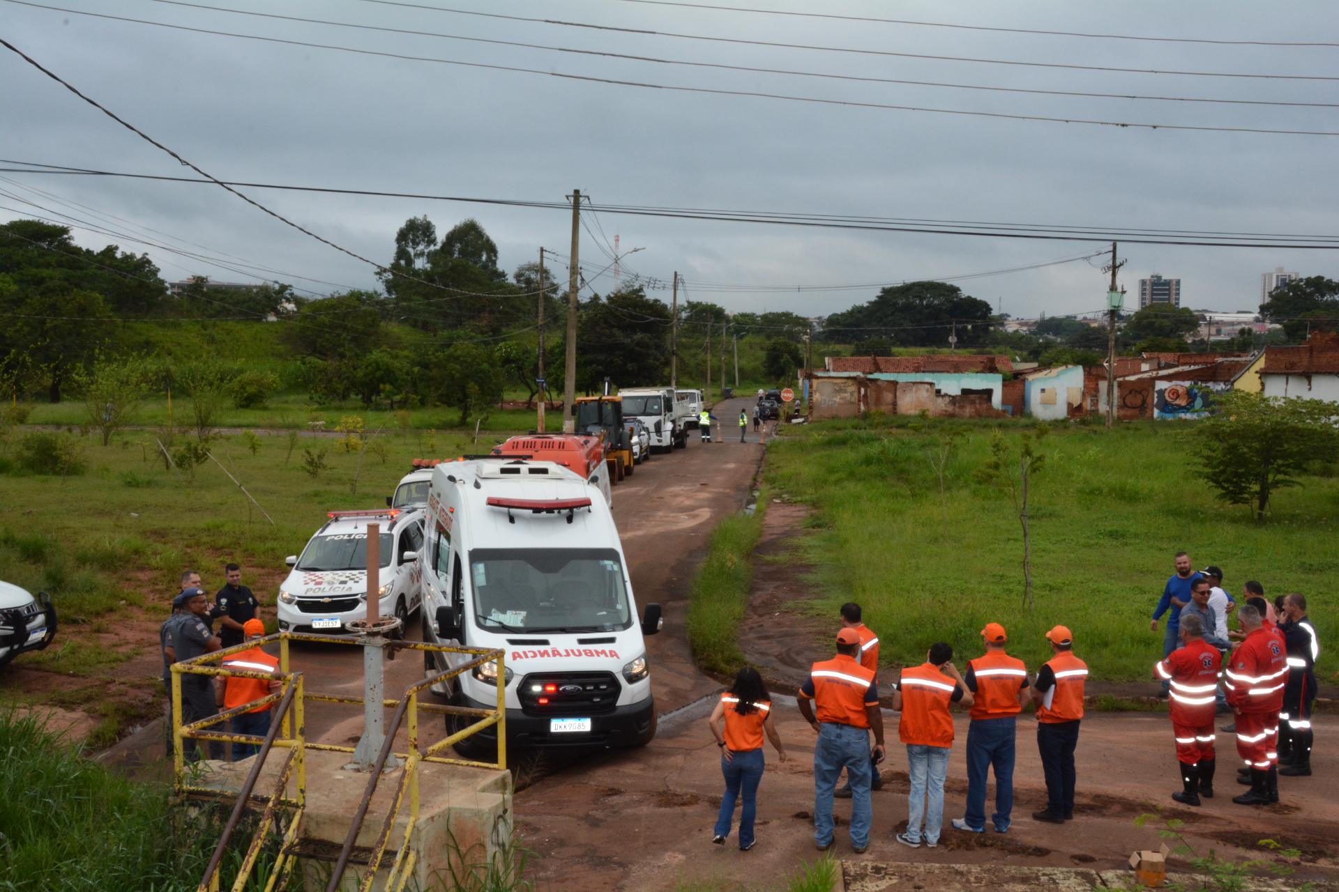 O simulado é uma ação preventiva para testar procedimentos, logística e o trabalho articulado das equipes