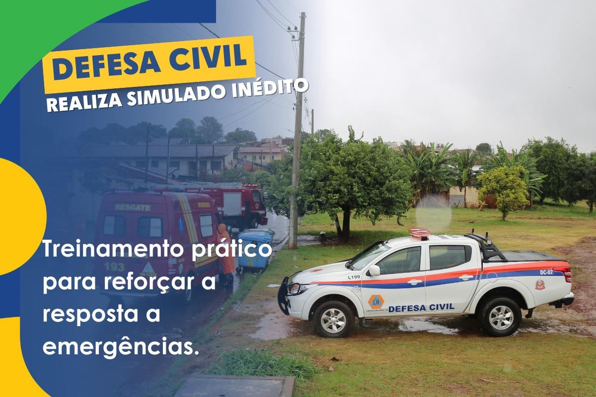Durante o período do simulado, haverá interdição parcial de vias na área central, que estarão devidamente sinalizadas no dia da ação, mas o comércio poderá funcionar normalmente.