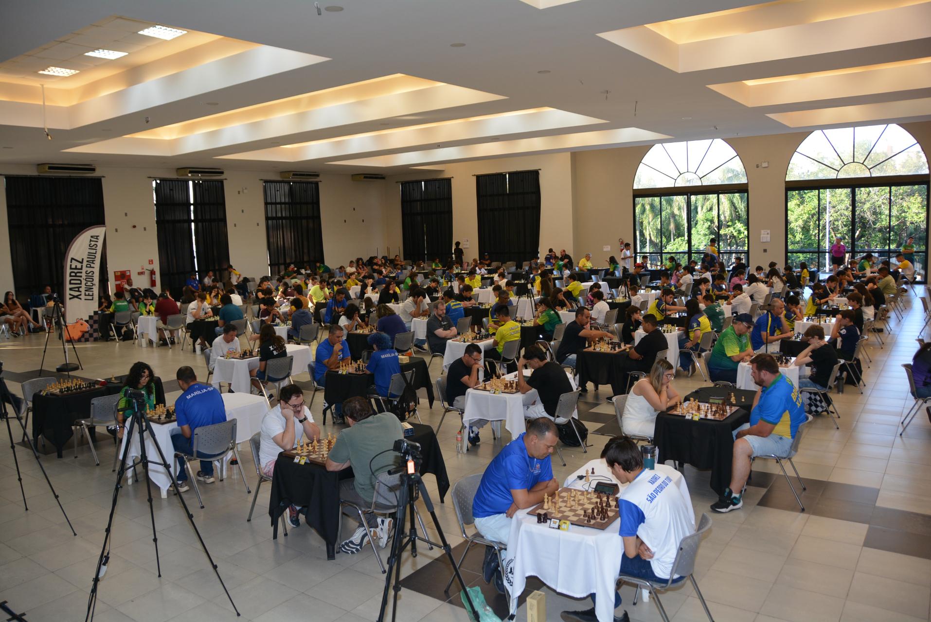 Município recebe etapa da Liga do Enxadrista e Copa de Damas