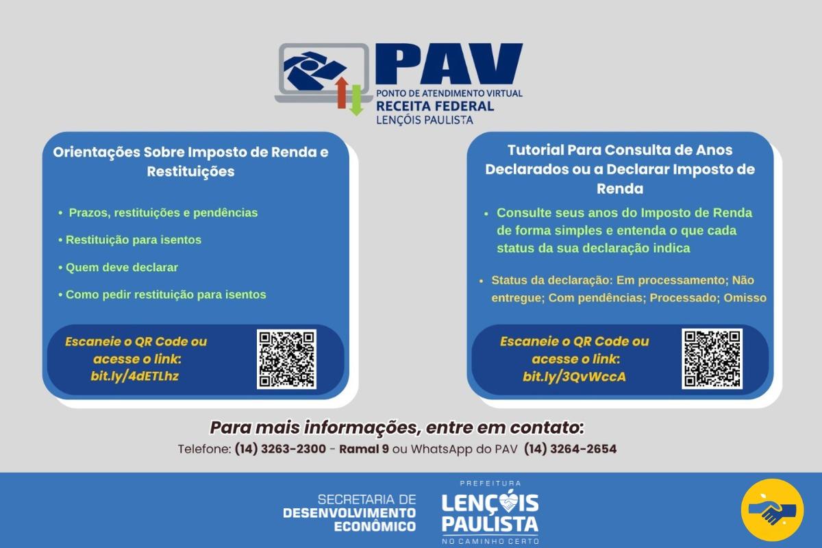 O PAV fica na sede da Secretaria de Desenvolvimento Econômico (Sedecon), na rua Coronel Joaquim Gabriel, 11, no Centro.