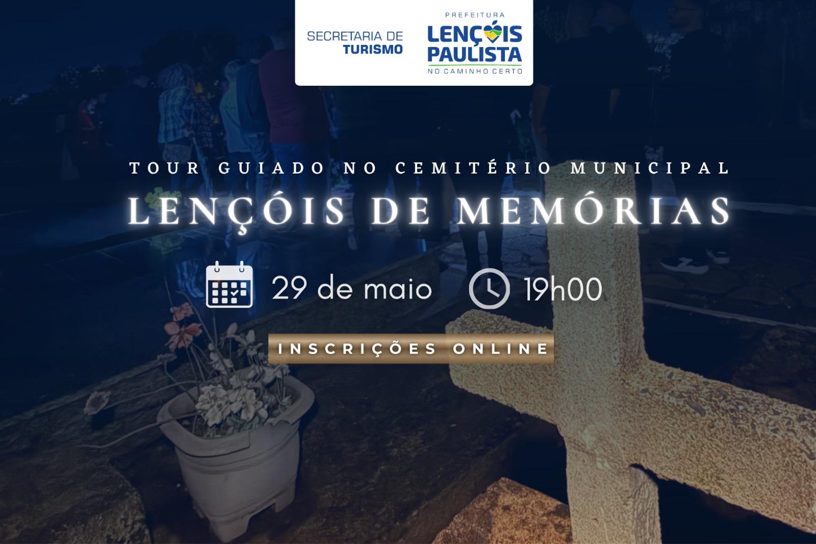LENÇÓIS DE MEMÓRIAS - Incrições começam nesta segunda-feira, dia 25