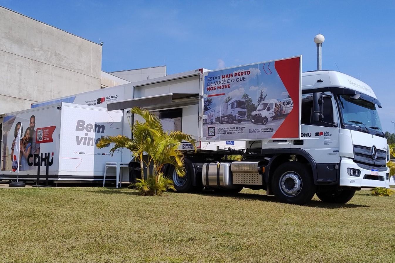 Carreta da CDHU Móvel estará em Lençóis Paulista na próxima semana