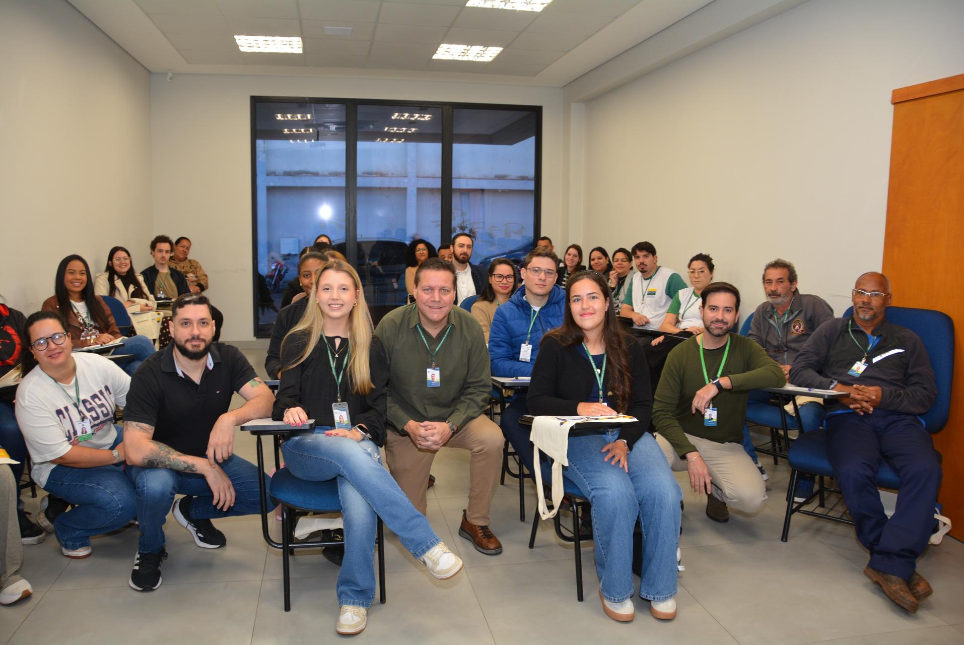 Nas fotos, momentos da integração realizada no dia 3 de julho, na Escola de Gestão Municipal
