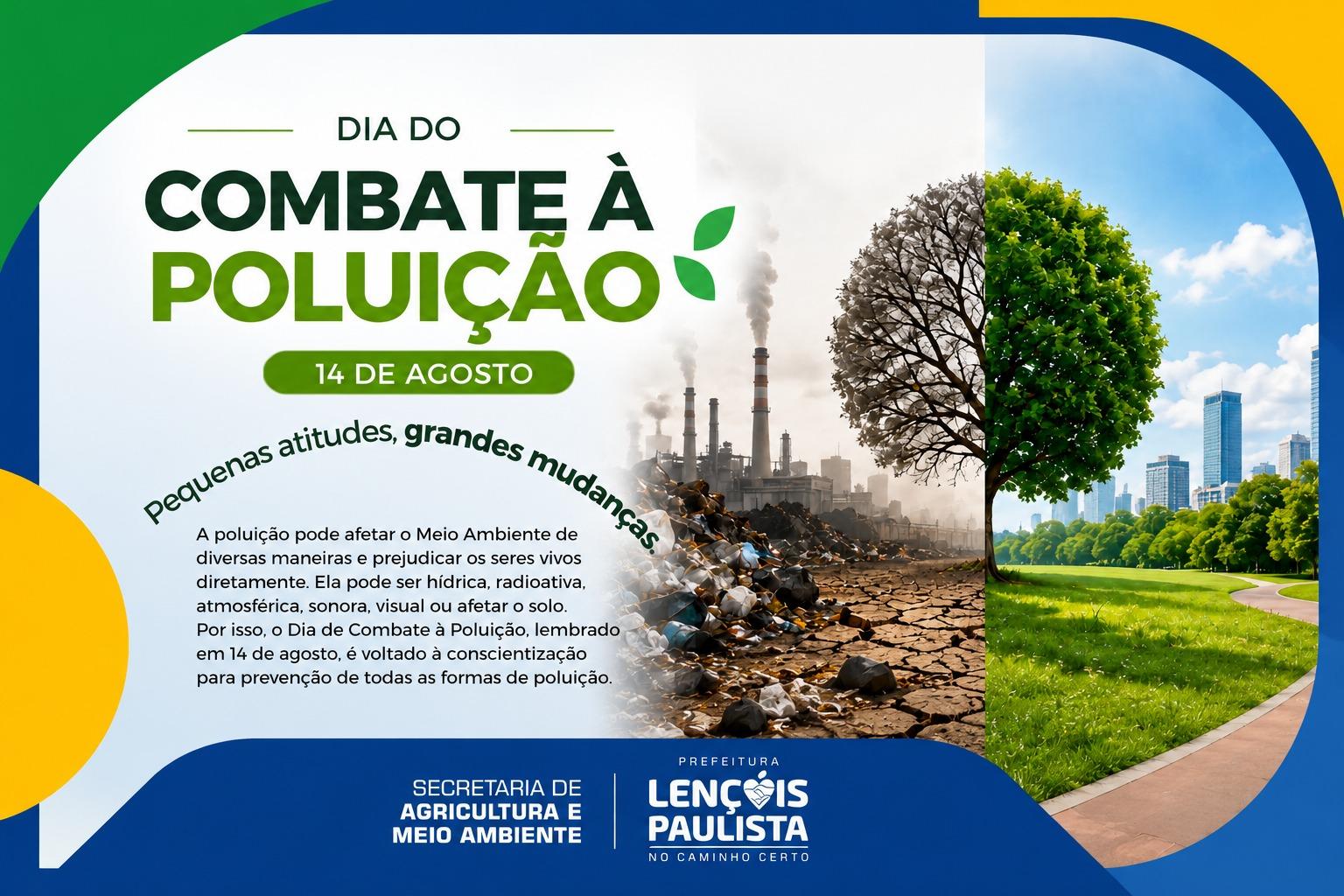 Dia de Combate à Poluição | 14 de agosto