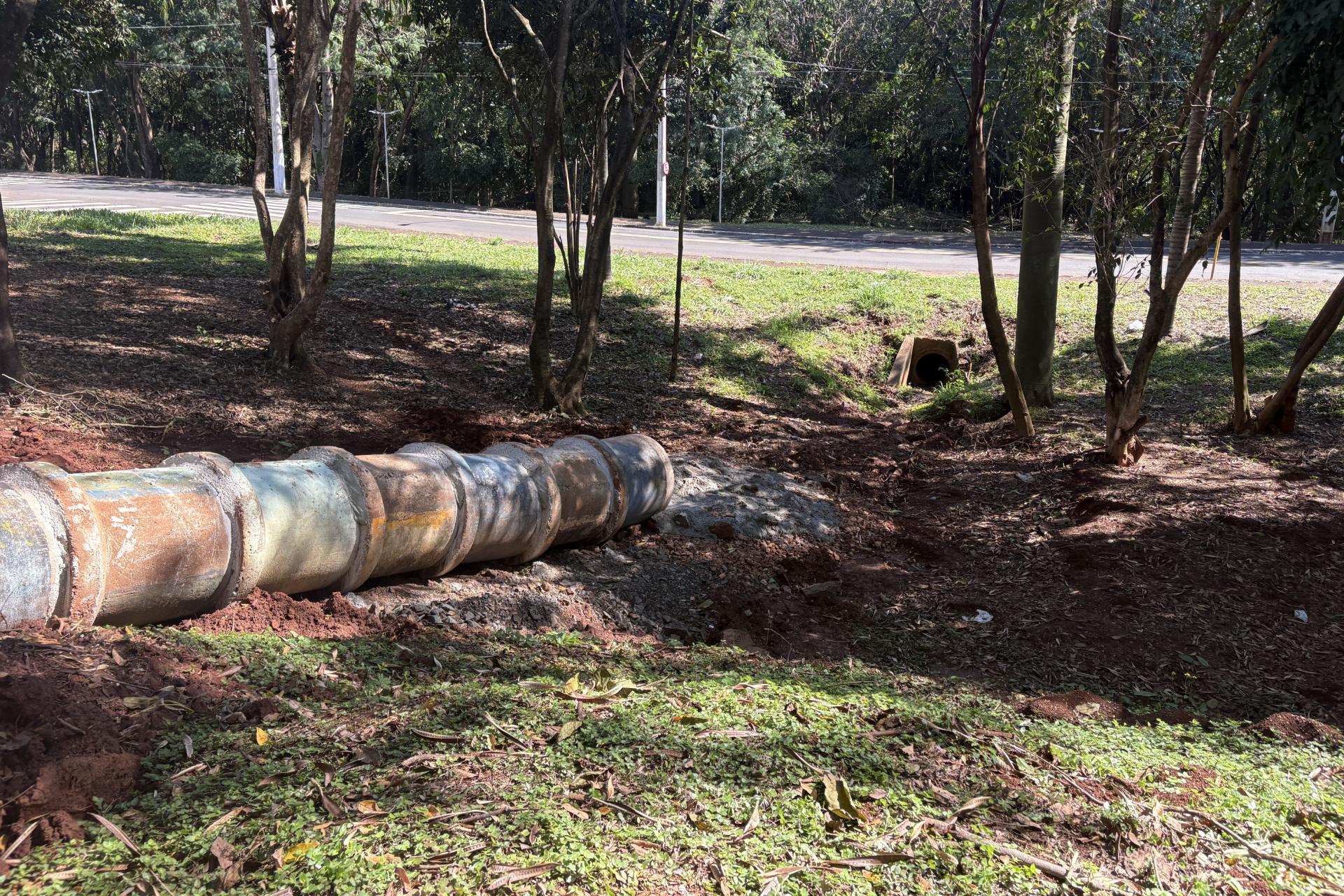 Contenção da erosão resolve problema e preserva área verde no Monte Azul