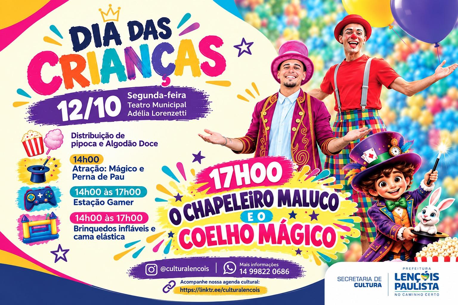 A comemoração integra o encerramento do Festival Integrado de Literatura de Lençóis Paulista (FILLP), realizado de 5 a 12 de outubro.