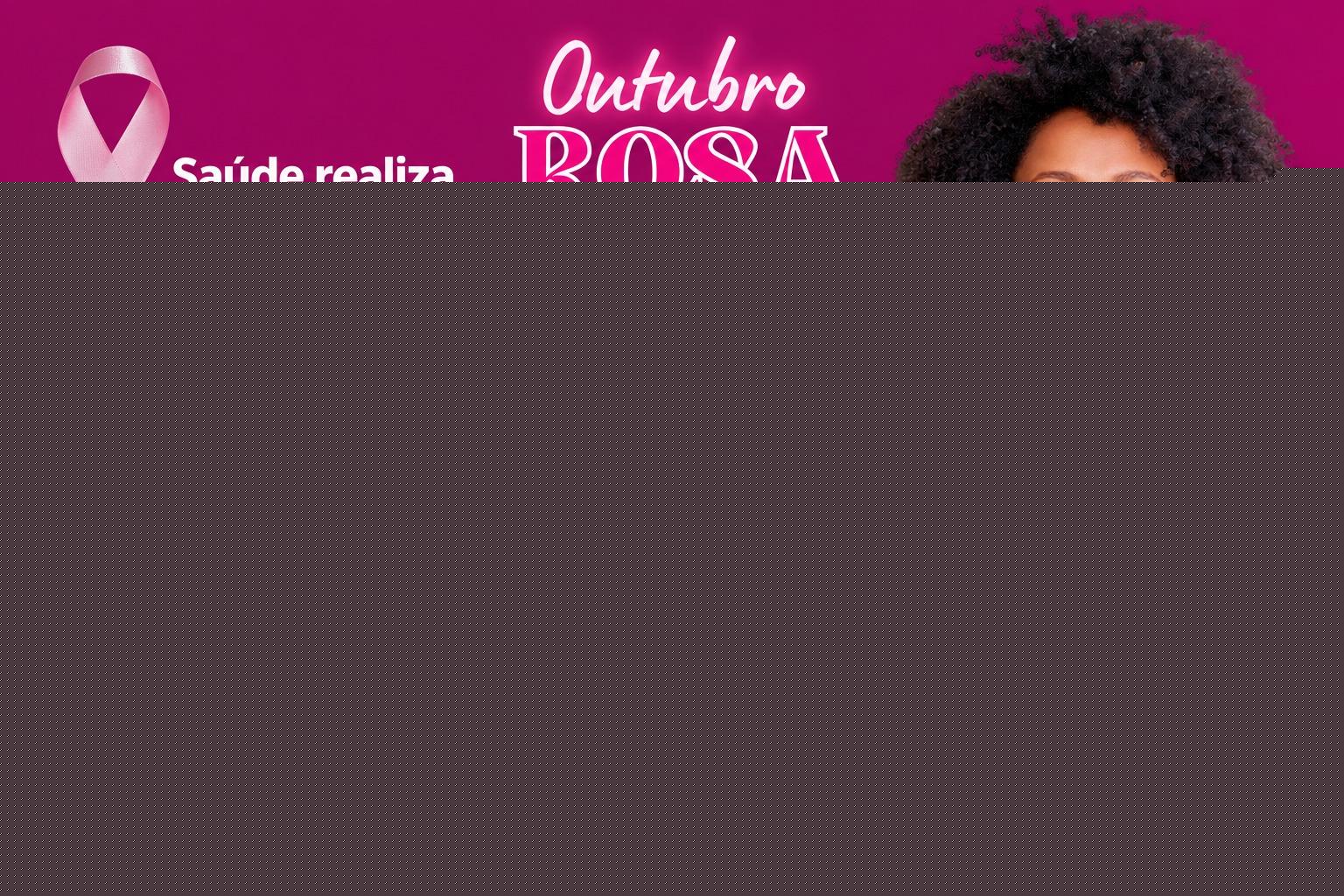 Todas as unidades de saúde estarão abertas no sábado, 17, das 8h às 12h, para o Dia D do Outubro Rosa, com coleta de Papanicolau e solicitação de mamografia.