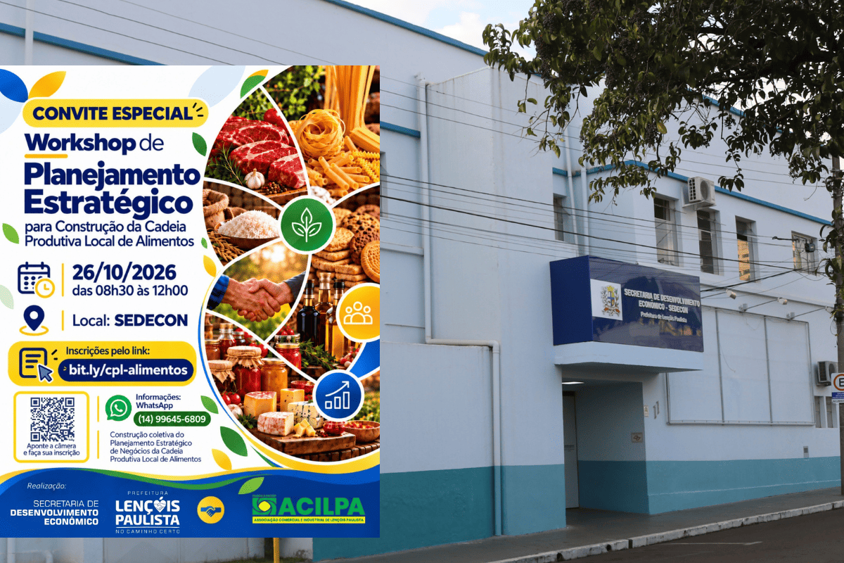 O encontro será conduzido por consultoria especializada, contratada pela Prefeitura e pela ACILPA,