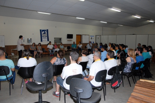 Encontro foi realizado na sala de ensaios da Orquestra Municipal de Sopros