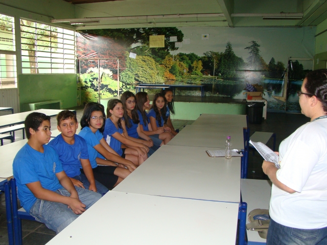 Alunos aprenderam como eliminar água parada e por fim ao ciclo do mosquito