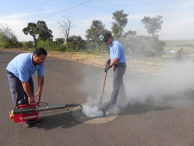 A aplicação tem início na rede de esgotos do Jardim das Nações, Maria Luíza IV e Nova Lençóis