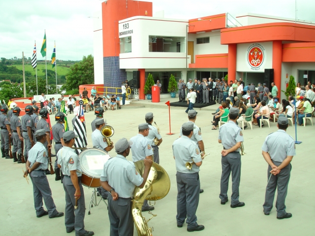 Vista geral da Base de Bombeiros, inaugurada em 2008