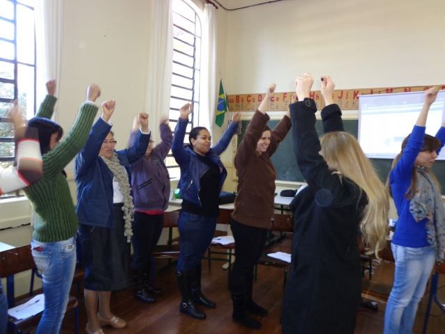 As oficinas foram bastante animadas