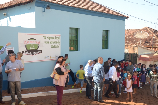 Fachada do Memorial; resgate e preservação da história de um dos bairros mais tradicionais do município