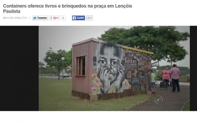 Ponto  de Leitura do  Jardim do  Caju