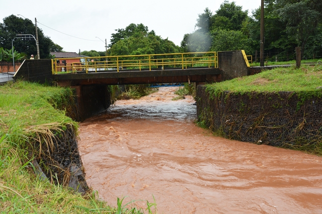 Prefeitura e Defesa Civil monitaram áreas como Córrego da Prata (foto Wagner Gonçalves/Assessoria de Comunicação e Cerimonial)