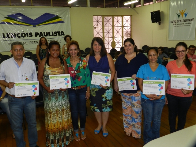 Profissionais receberam o certificado "Você fez a diferença"