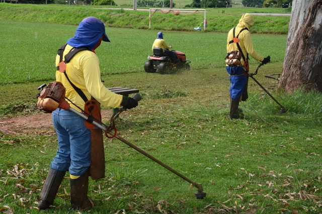 Trabalho é realizado diariamente pela Diretoria de Esportes