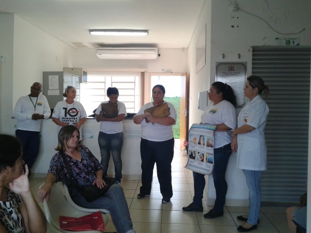Palestra realizada pela Equipe de Estratégia de Saúde da Família do Júlio Ferrari