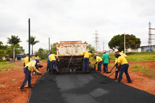 Pavimentação do estacionamento defronte ao CMFP também está programada para esta semana