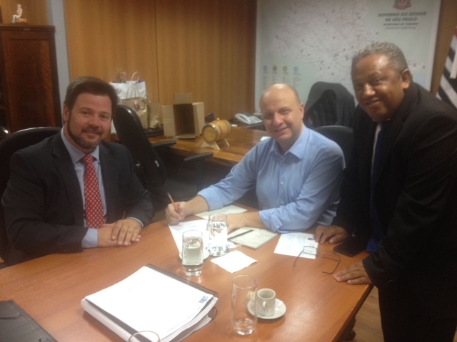 Prefeito Prado fez várias reivindicações durante o encontro em São Paulo