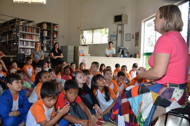 Alunos da Escola Edwaldo Roque Bianchini participam do projeto na Cecap