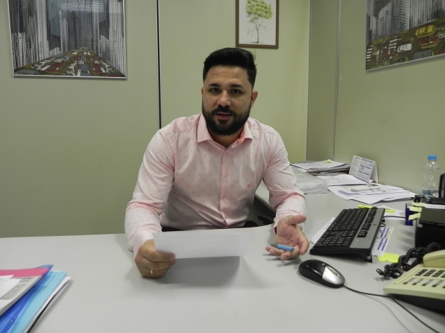 O diretor Administrativo Railson Rodrigues