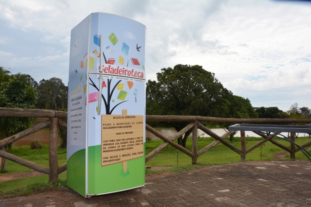 Geladeiroteca está instalada ao lado do Açai do Lago