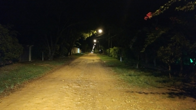 Com o novo sistema de iluminação os moradores terão mais segurança no bairro
