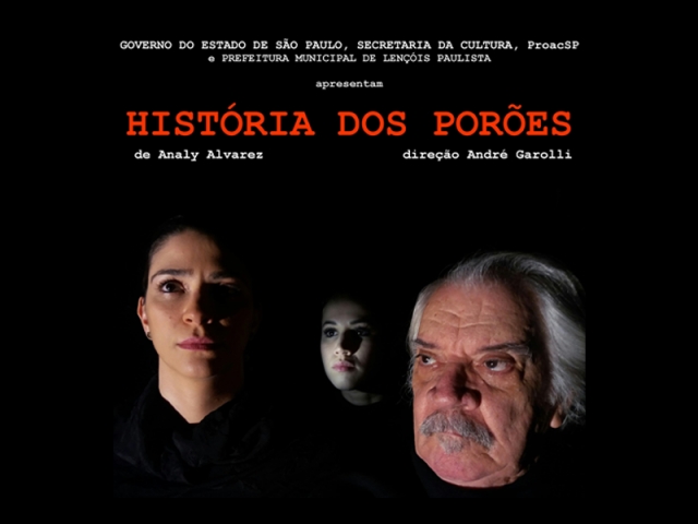Cartaz da peça História dos Porões