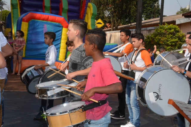 Em 2017, bandas das Escolas Municipais também se apresentaram nas edições do Bairo Feliz