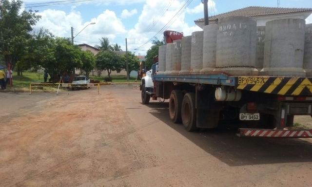 Tubulação de grande porte será implantada a partir da Rua Chafer Temer Feres