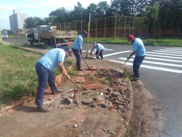 Acesso a cadeirante ficará na Avenida Vereador Hermínio Jacom, esquina com Rua dos Sabiás