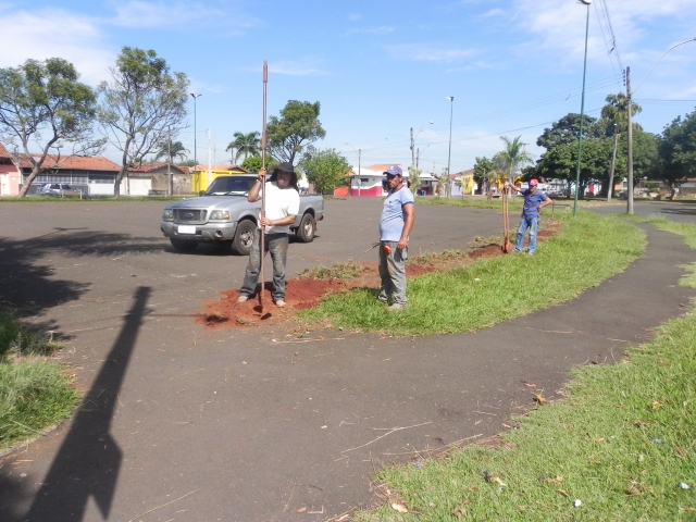 Novo varejão está sendo instalado ao lado da Caixa D'água do Núcleo Luiz zillo