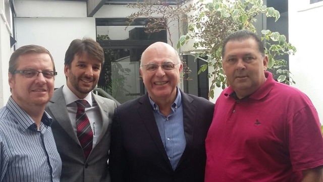 O secretário estadual de Agricultura e Abastecimento, Arnaldo Jardim, prestigiou o evento